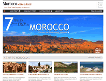 Tablet Screenshot of morocco-like-a-local.com